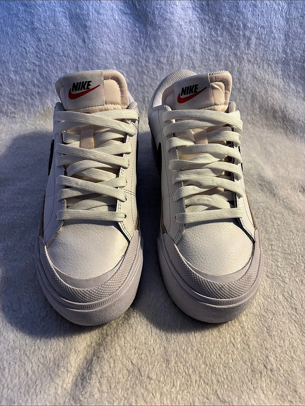 Nike Court Legacy White Black Sneakers US 7